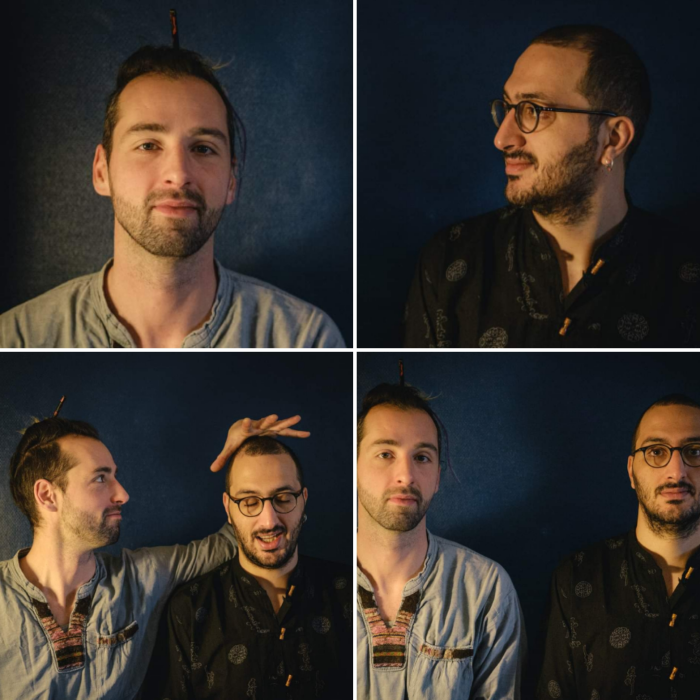 A photo of Rihhal duo of Karam Al Zouhir and Kas Thanas